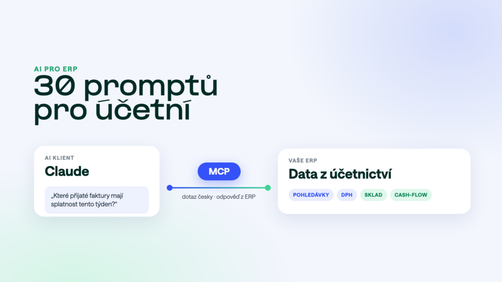 30 promptů pro účetní nad daty z ERP